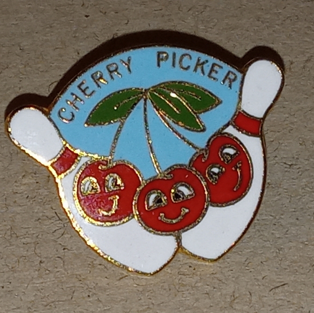 Cherry Picker Vintage Pin
